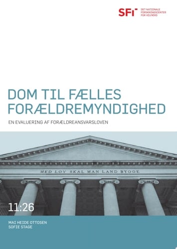 Dom Til Fælles Forældremyndighed En Evaluering Af Forældreansvarsloven