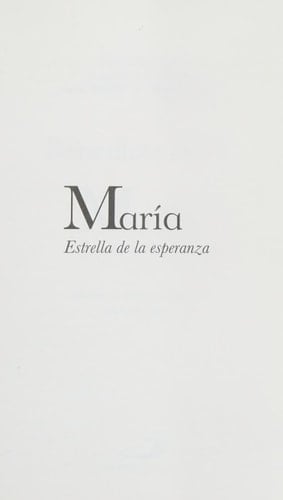 María, estrella de esperanza