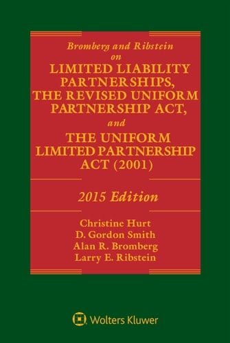 Bromberg and Ribstein on Llp Rupa and Ulpa 2015E
