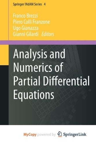 Analysis and Numerics of Partial Differential Equations