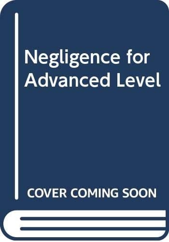 Negligence for 'A' Level