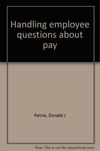Handling Employee Questions about Pay