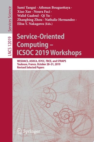 Service-Oriented Computing – ICSOC 2019 Workshops