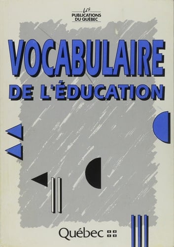 Vocabulary of Education