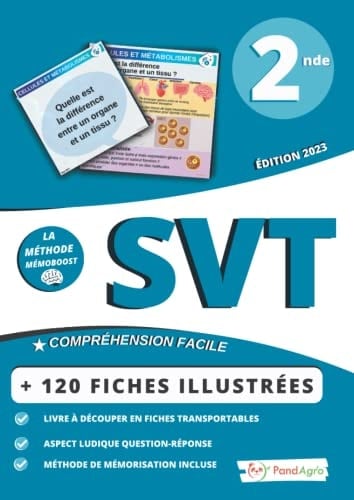  SVT Seconde 2nde - 2nd (Sciences de la vie et de la Terre) - Pandagro - Sciences cognitives  Fiches question / réponse:  Fiches de révision ... & Enseignement Scientifique) (French Edition)