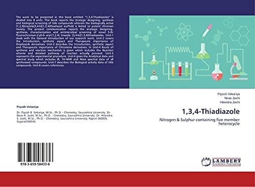 1,3,4-Thiadiazole Nitrogen & Sulphur Containing Five Member Heterocycle