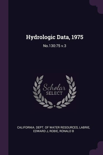 Hydrologic Data 1975 No. 130:75 V. 3
