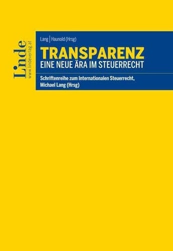 Transparenz - eine neue Ära im Steuerrecht