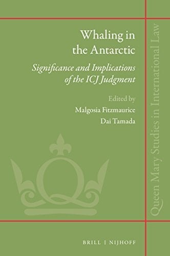 Whaling in the Antarctic Significance and Implications of the ICJ Judgment