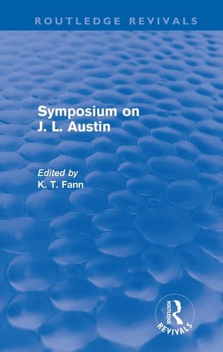 Symposium on J L Austin