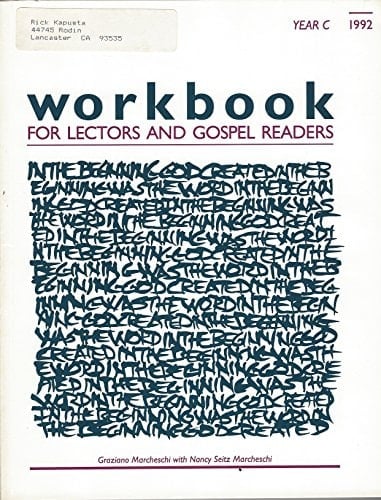 A Workbook for Lectors and Gospel Readers, 1992, Year C