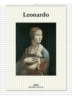 Leonardo 2012 Large Calendar