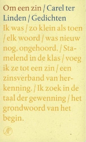 Om een zin gedichten