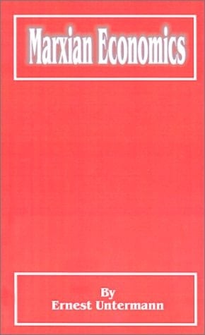 Marxian Economics