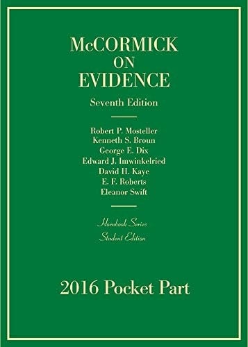 Evidence (Pocket Part)
