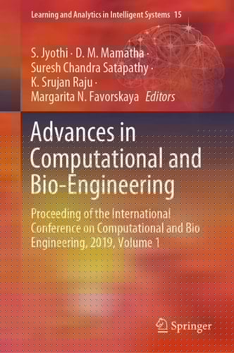 Advances in Computational and Bio-Engineering Proceeding of the International Conference on Computational and Bio Engineering, 2019, Volume 1