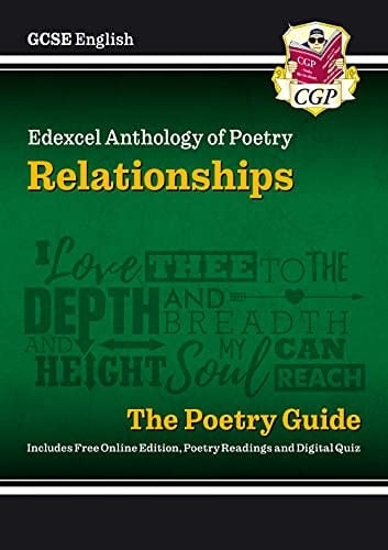 Edexcel Anthology of Poetry Relationships, the poetry guide