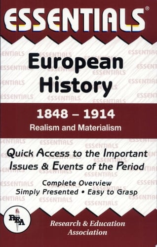 European History: 1848 to 1914 Essentials