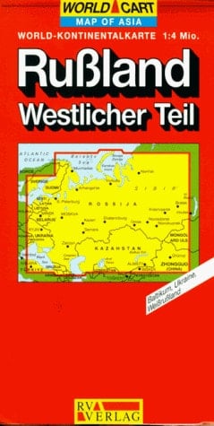 World Map Western Russia Cis