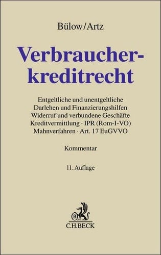 Verbraucherkreditrecht entgeltliche und unentgeltliche Darlehen und Finanzierungshilfen, Verbraucher und Unternehmer, Widerruf und verbundene Geschäfte, Kreditvermittlung; IPR (Rom-I-VO), Mahnverfahren; Art. 17 EuGVVO