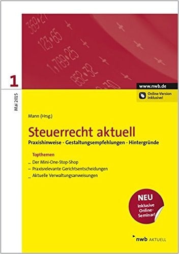 NWB Steuerrecht aktuell/Steuerrecht aktuell 1/2015