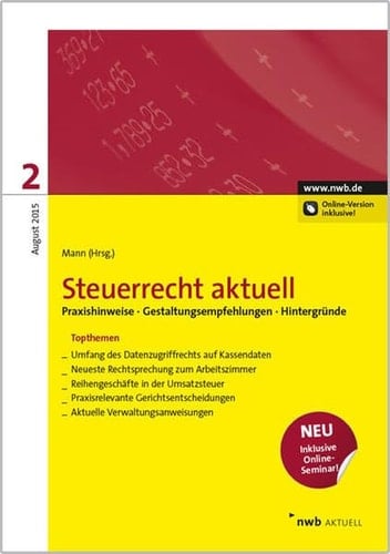 NWB Steuerrecht aktuell/Steuerrecht aktuell 2/2015