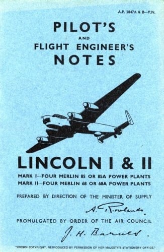 Flight Engineer's Lincoln I and II
