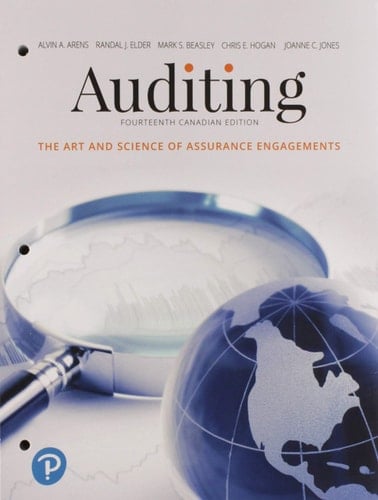 Auditing The Art and Science of Assurance Engagements, Fourteenth Canadian Edition, Loose Leaf Version