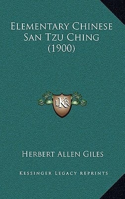 Elementary Chinese San Tzu Ching (1900)