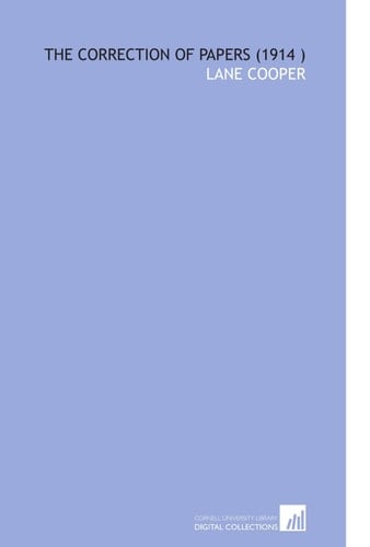 The Correction of Papers (1914 )