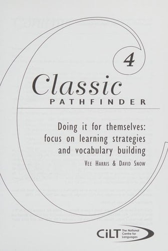 Doing it for Themselves Focus on Learning Strategies and Vocabulary Building