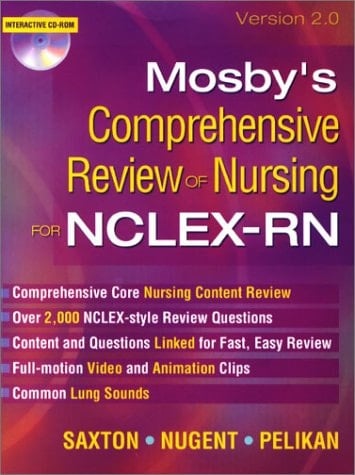 Mosby's Comprehensive Review of Nursing for NCLEX-RN (CD-ROM)