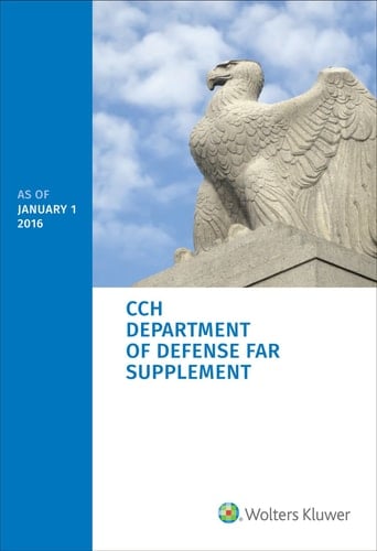 Department of Defense Far Supplement (Dfar) As Of 01/2016