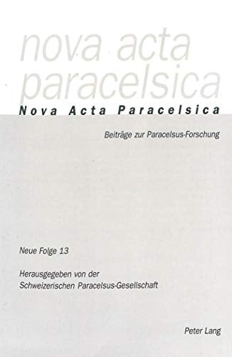 Nova Acta Paracelsica