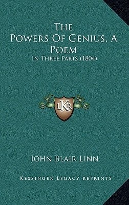 The Powers Of Genius, A Poem: In Three Parts (1804)