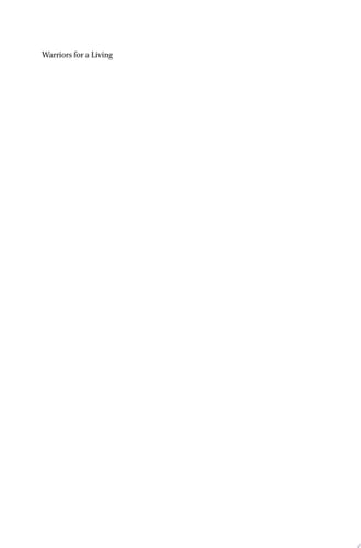 Warriors for a Living The Experience of the Spanish Infantry during the Italian Wars, 1494-1559