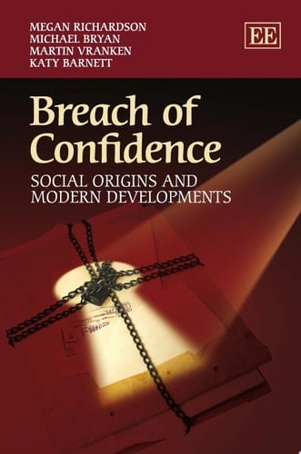 Breach of Confidence Social Origins and Modern Developments