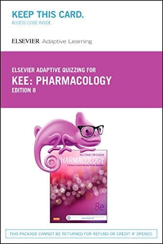 Elsevier Adaptive Quizzing for Pharmacology (Retail Access Card): A Patient-Centered Nursing Process Approach