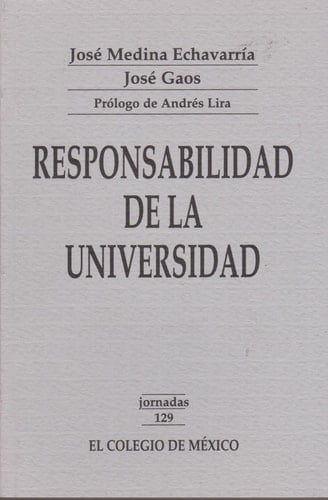 Responsabilidad de la universidad (Spanish Edition)