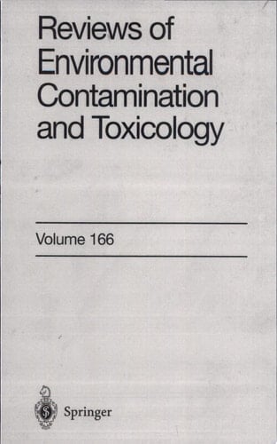 Reviews of Environmental Contamination and Toxicology 166