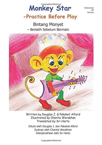 Monkey Star -Practice Before Play Indonesian A5 Trade Version Bintang Monyet - Berlatih Sebelum Bermain
