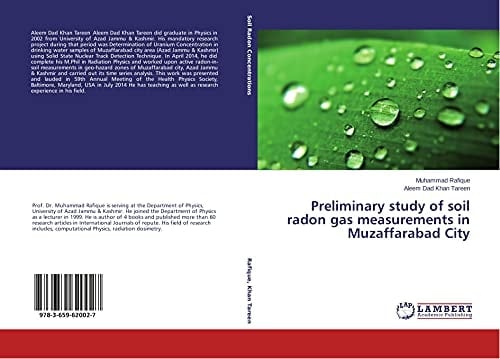 Preliminary Study of Soil Radon Gas Measurements in Muzaffarabad City