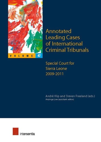 The International Criminal Tribunal for Sierra Leone 2009-2011