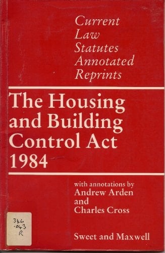 Housing and Building Control Act, 1984