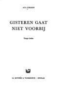 Gisteren gaat niet voorbij.: Tempo doeloe.