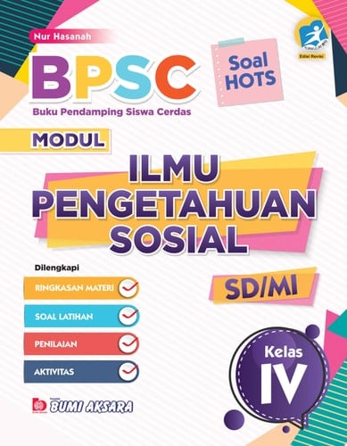 BPSC Modul Ilmu Pengetahuan Sosial SD/MI Kelas IV Buku Pendamping Siswa Cerdas Modul Ilmu Pengetahuan Sosial + Kunci Jawaban