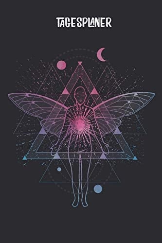 Tagesplaner Mit Goa Psy Engel Abstrakt Terminplaner I DIN A5 I 120 Seiten I Tageskalender I Organizer I Achtsamkeit I Ziele