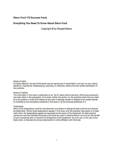 Glenn Ford 172 Success Facts - Everything you need to know about Glenn Ford