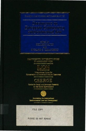 Documents in European Community Environmental Law