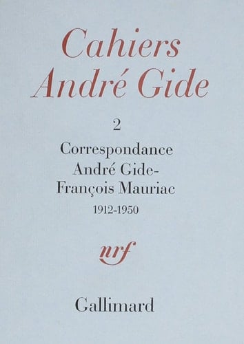 Correspondance avec Francois Mauriac / (1912 1951)